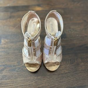 Michael Kors Gold Heels